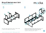 Preview for 4 page of Mocka Maya Entertainment Unit Assembly Instructions Manual