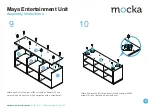 Preview for 6 page of Mocka Maya Entertainment Unit Assembly Instructions Manual