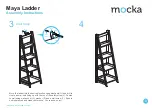 Preview for 3 page of Mocka Maya Ladder Assembly Instructions