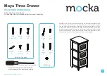 Mocka Maya Three Drawer Assembly Instructions preview