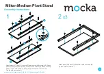 Предварительный просмотр 3 страницы Mocka Milton Medium Plant Stand Assembly Instructions Manual