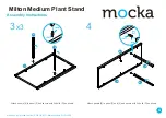 Предварительный просмотр 4 страницы Mocka Milton Medium Plant Stand Assembly Instructions Manual