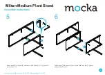 Предварительный просмотр 5 страницы Mocka Milton Medium Plant Stand Assembly Instructions Manual