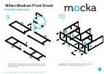 Предварительный просмотр 7 страницы Mocka Milton Medium Plant Stand Assembly Instructions Manual