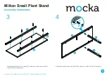 Предварительный просмотр 4 страницы Mocka Milton Small Plant Stand Assembly Instructions Manual