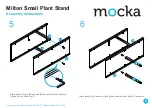 Предварительный просмотр 5 страницы Mocka Milton Small Plant Stand Assembly Instructions Manual