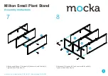 Предварительный просмотр 6 страницы Mocka Milton Small Plant Stand Assembly Instructions Manual