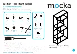 Mocka Milton Tall Plant Stand Assembly Instructions Manual preview