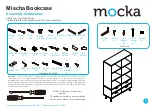 Mocka Mischa Bookcase Assembly Instructions Manual preview