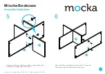 Preview for 4 page of Mocka Mischa Bookcase Assembly Instructions Manual