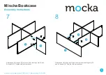 Preview for 5 page of Mocka Mischa Bookcase Assembly Instructions Manual