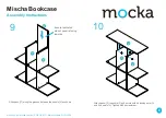 Preview for 6 page of Mocka Mischa Bookcase Assembly Instructions Manual