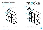 Preview for 7 page of Mocka Mischa Bookcase Assembly Instructions Manual