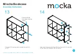 Preview for 8 page of Mocka Mischa Bookcase Assembly Instructions Manual