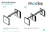 Preview for 10 page of Mocka Mischa Bookcase Assembly Instructions Manual