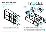 Preview for 12 page of Mocka Mischa Bookcase Assembly Instructions Manual