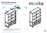 Preview for 17 page of Mocka Mischa Bookcase Assembly Instructions Manual