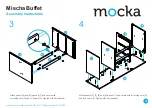 Предварительный просмотр 3 страницы Mocka Mischa Buffet Assembly Instructions Manual