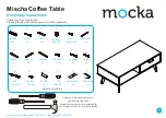 Предварительный просмотр 1 страницы Mocka Mischa Coffee Table Assembly Instructions Manual