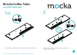 Предварительный просмотр 2 страницы Mocka Mischa Coffee Table Assembly Instructions Manual