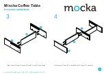 Предварительный просмотр 3 страницы Mocka Mischa Coffee Table Assembly Instructions Manual