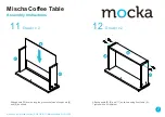 Предварительный просмотр 7 страницы Mocka Mischa Coffee Table Assembly Instructions Manual