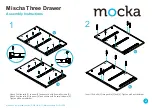 Preview for 2 page of Mocka Mischa Three Drawer Assembly Instructions Manual