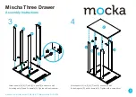 Preview for 3 page of Mocka Mischa Three Drawer Assembly Instructions Manual