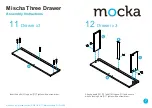 Preview for 7 page of Mocka Mischa Three Drawer Assembly Instructions Manual