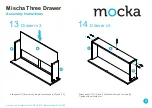 Preview for 8 page of Mocka Mischa Three Drawer Assembly Instructions Manual