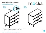 Preview for 11 page of Mocka Mischa Three Drawer Assembly Instructions Manual