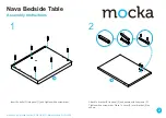 Предварительный просмотр 2 страницы Mocka Nava Bedside Table Assembly Instructions Manual