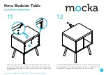 Предварительный просмотр 7 страницы Mocka Nava Bedside Table Assembly Instructions Manual