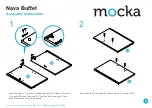 Preview for 2 page of Mocka Nava Buffet Assembly Instructions Manual