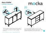 Preview for 11 page of Mocka Nava Buffet Assembly Instructions Manual