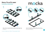 Предварительный просмотр 2 страницы Mocka Nava Four Drawer Assembly Instructions Manual