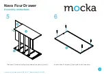 Предварительный просмотр 4 страницы Mocka Nava Four Drawer Assembly Instructions Manual