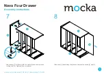 Предварительный просмотр 5 страницы Mocka Nava Four Drawer Assembly Instructions Manual