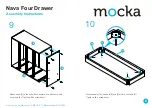 Предварительный просмотр 6 страницы Mocka Nava Four Drawer Assembly Instructions Manual