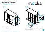 Предварительный просмотр 7 страницы Mocka Nava Four Drawer Assembly Instructions Manual