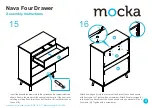 Предварительный просмотр 9 страницы Mocka Nava Four Drawer Assembly Instructions Manual