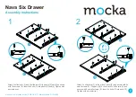 Предварительный просмотр 2 страницы Mocka Nava Six Drawer Assembly Instructions Manual