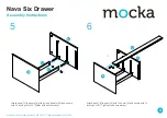 Предварительный просмотр 4 страницы Mocka Nava Six Drawer Assembly Instructions Manual