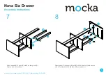 Предварительный просмотр 5 страницы Mocka Nava Six Drawer Assembly Instructions Manual