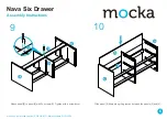 Предварительный просмотр 6 страницы Mocka Nava Six Drawer Assembly Instructions Manual