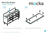 Предварительный просмотр 9 страницы Mocka Nava Six Drawer Assembly Instructions Manual