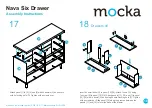 Предварительный просмотр 10 страницы Mocka Nava Six Drawer Assembly Instructions Manual