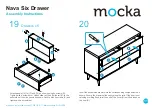 Предварительный просмотр 11 страницы Mocka Nava Six Drawer Assembly Instructions Manual