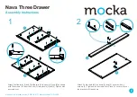 Предварительный просмотр 2 страницы Mocka Nava Three Drawer Assembly Instructions Manual