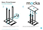 Предварительный просмотр 3 страницы Mocka Nava Three Drawer Assembly Instructions Manual